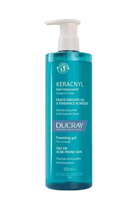 DUCRAY Keracnyl pjenušavi gel 400 ml