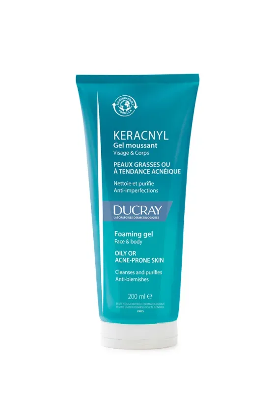 DUCRAY Keracnyl pjenušavi gel 200 ml