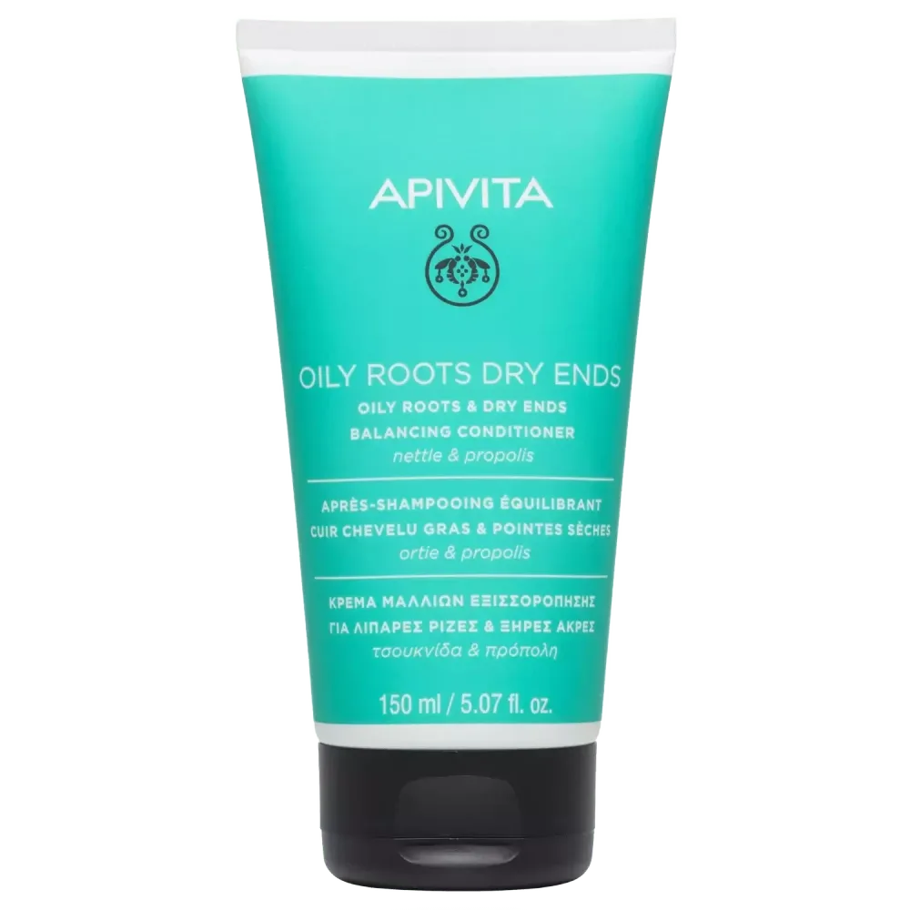 APIVITA Regenerator za masno vlasište i suhe vrhove s koprivom i medom, 150 ml