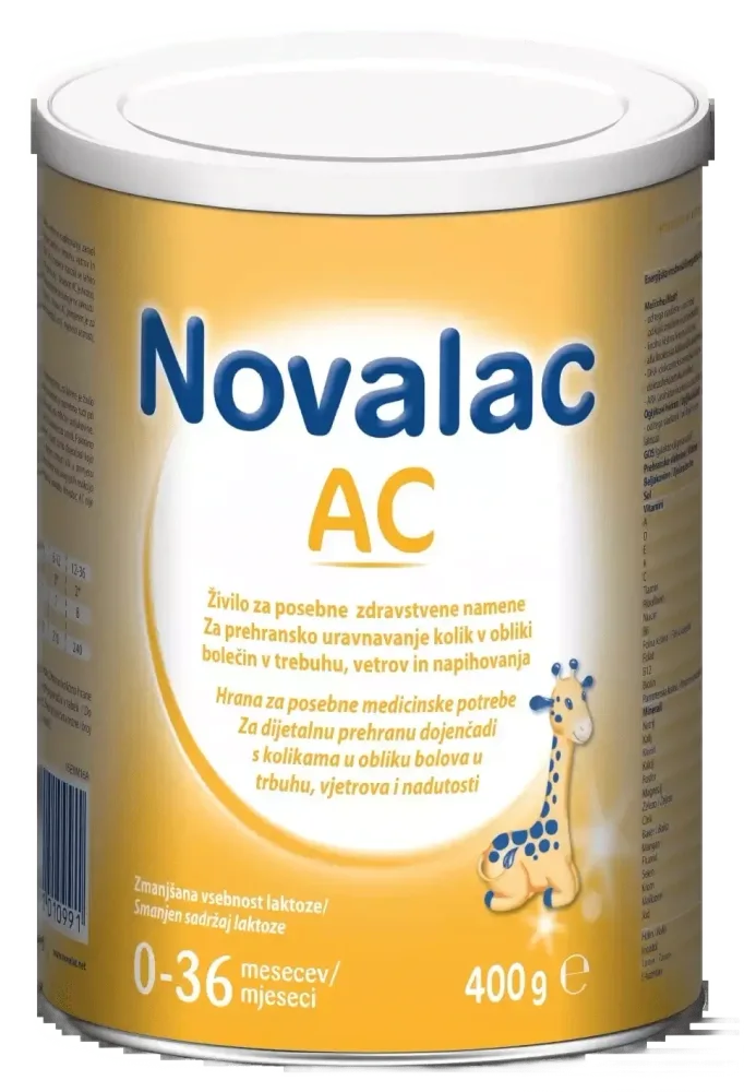 Novalac AC, mlijeko za dojenčad i malu djecu s kolikama