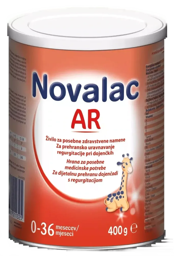 Novalac AR, početna mliječna hrana za dojenčad i malu djecu s vraćanjem hrane