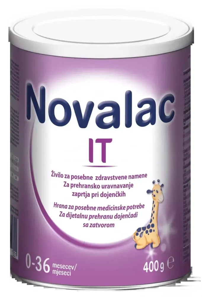 Novalac IT, mliječna hrana za dojenčad i malu djecu sa zatvorom