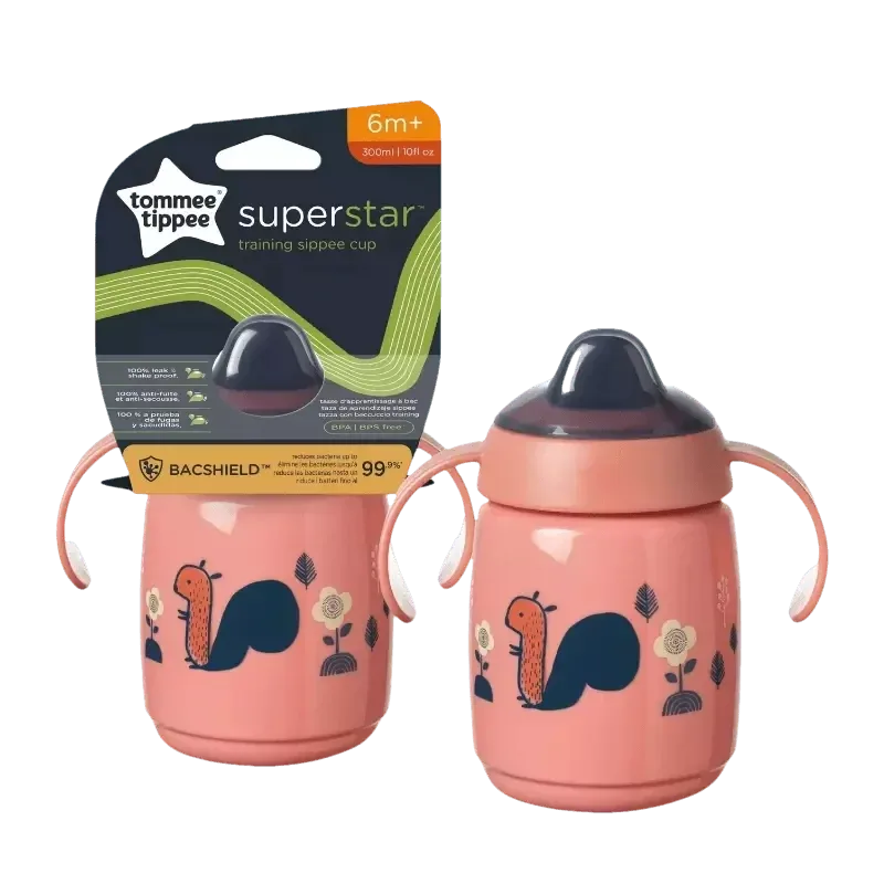 Tommee Tippee šalica s usnikom i poklopcem, 300 ml, 6mj+