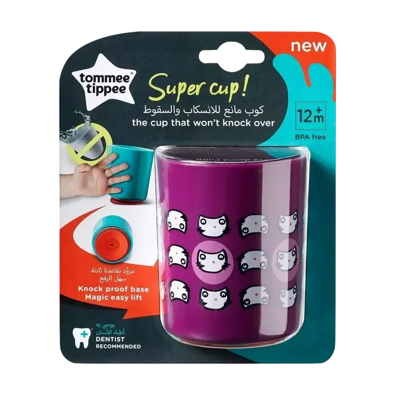 Tommee Tippee Super "no knock" čaša 190 ml, čaša koja se ne može prevrnuti