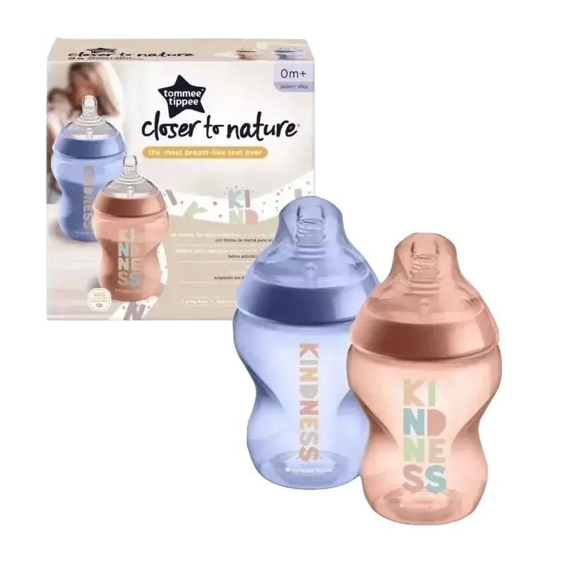 Tommee Tippee closer to nature  dekorirane bočice, 260 ml, 2 komada, "kind"