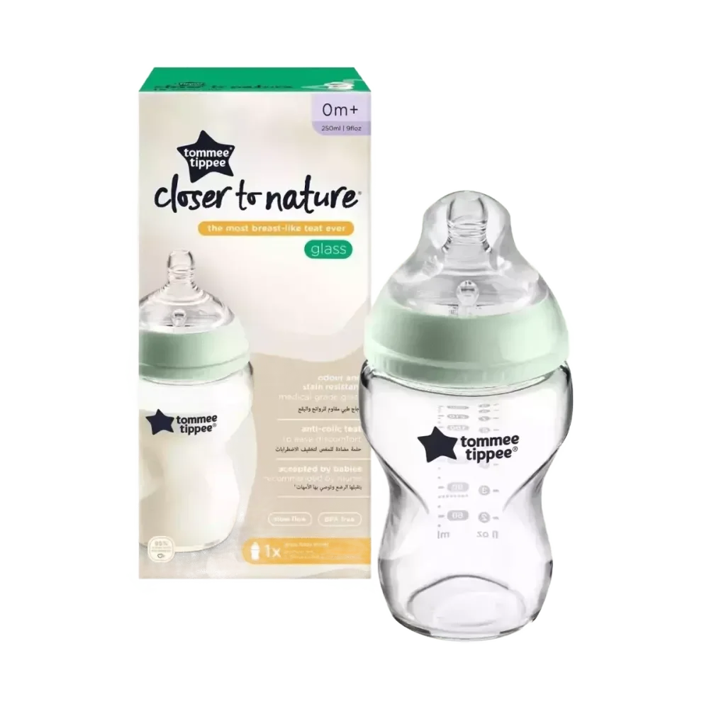Tommee Tippee closer to nature  staklena bočica, 250 ml