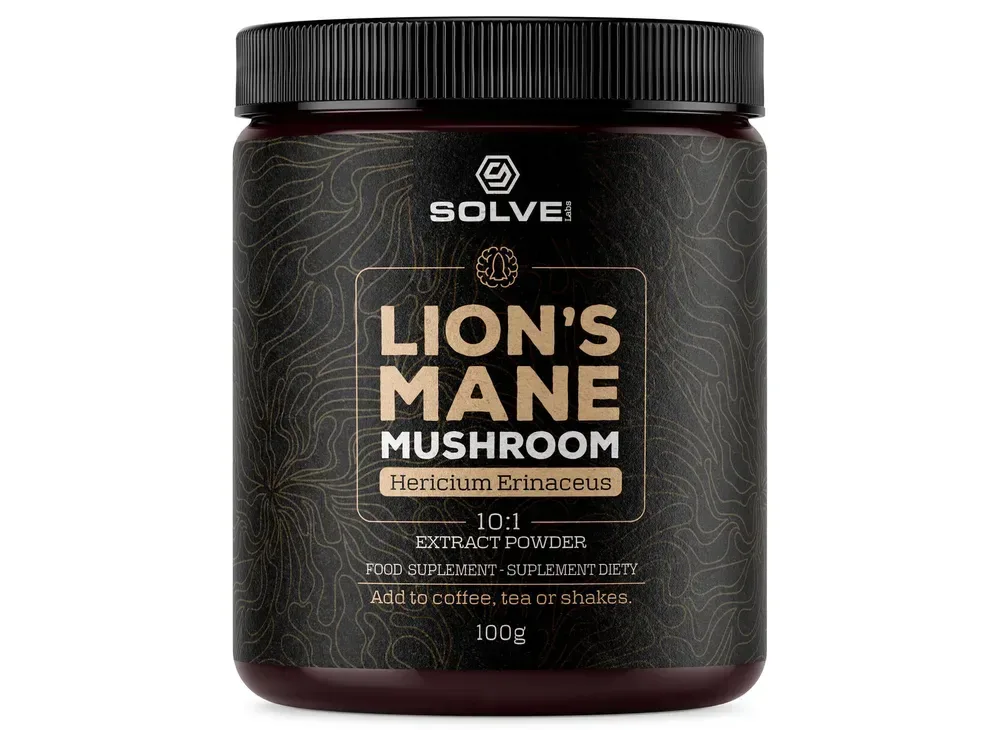 Solve Labs Lions mane 10:1 extract powder, 100g