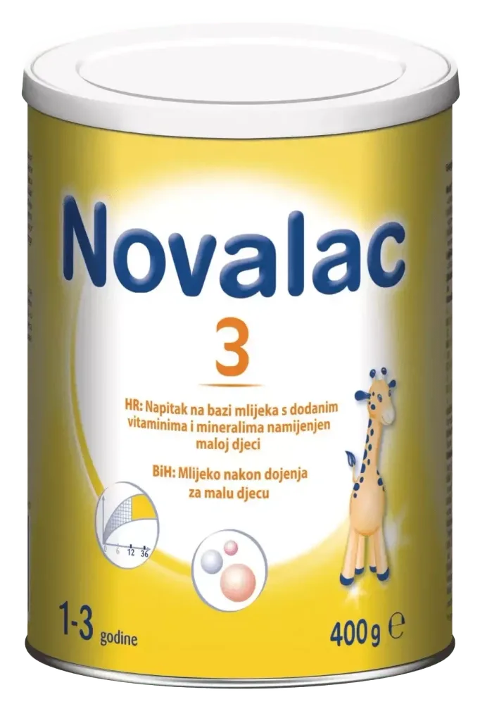 Novalac 3, mliječni napitak u prahu s okusom vanilije za malu djecu