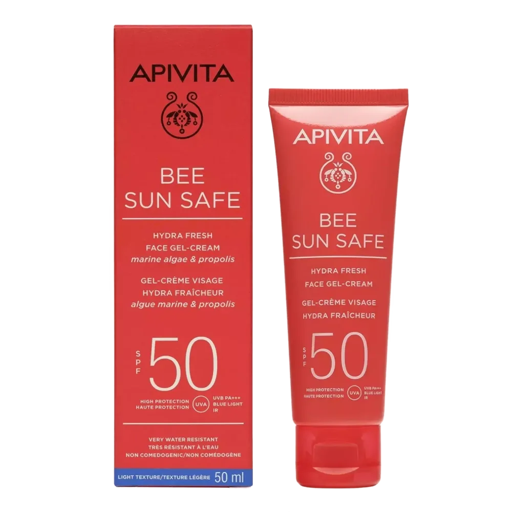 APIVITA Bee Sun Safe hidratantna gel-krema za lice SPF50, 50 ml