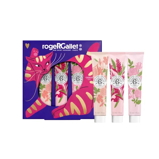 Roger&Gallet set trio krema za ruke – Fleur de Figuier, Gingembre Rouge & Rose 3×30 ml