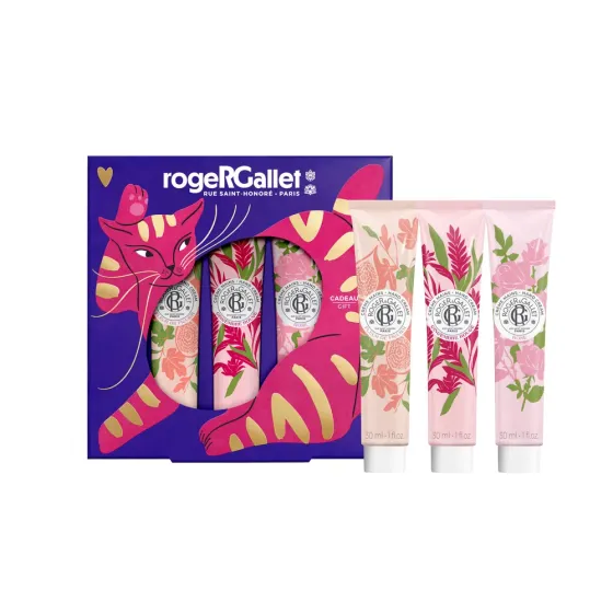 Roger&Gallet set trio krema za ruke – Fleur de Figuier, Gingembre Rouge & Rose 3×30 ml